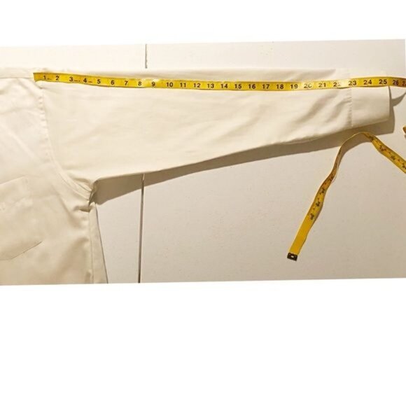 GEOFFREY BEENE-Solid Tan Button-Down Shirt Men's Neck Size 17.5 Wrinkle-Free - Picture 5 of 5